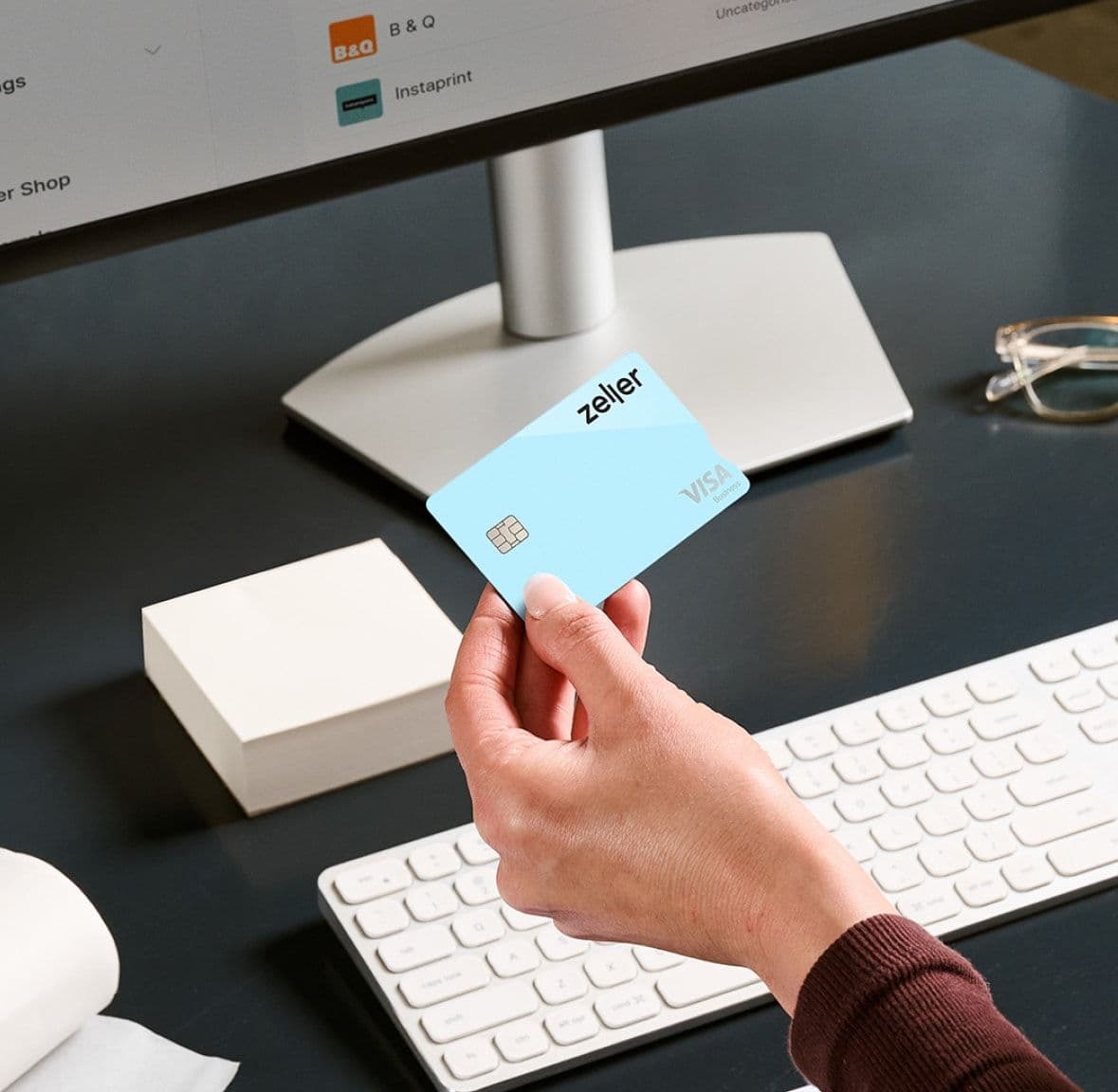 Zeller - Expense Card in Cool Blue