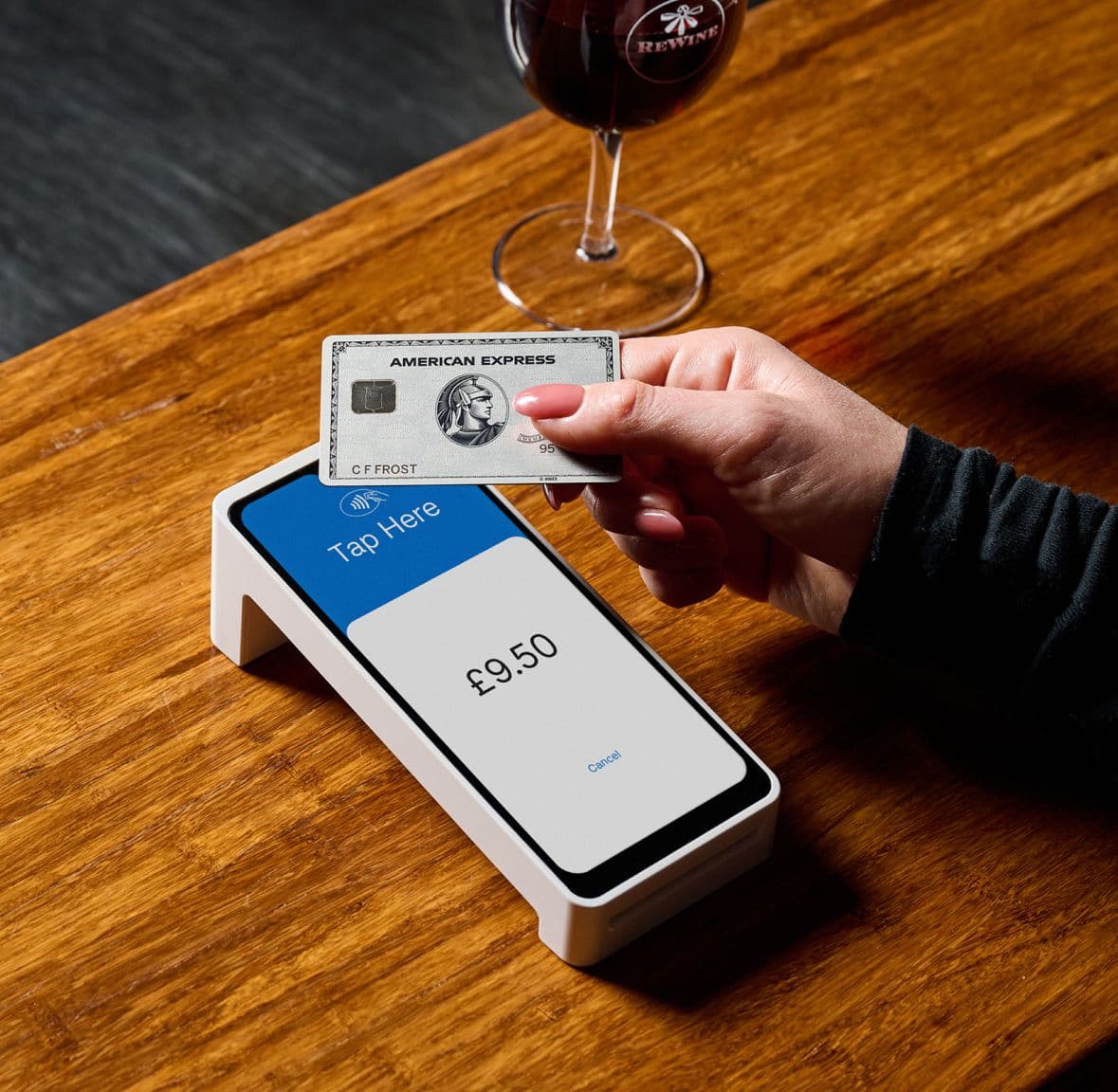 T2 Tap Now at wine bar