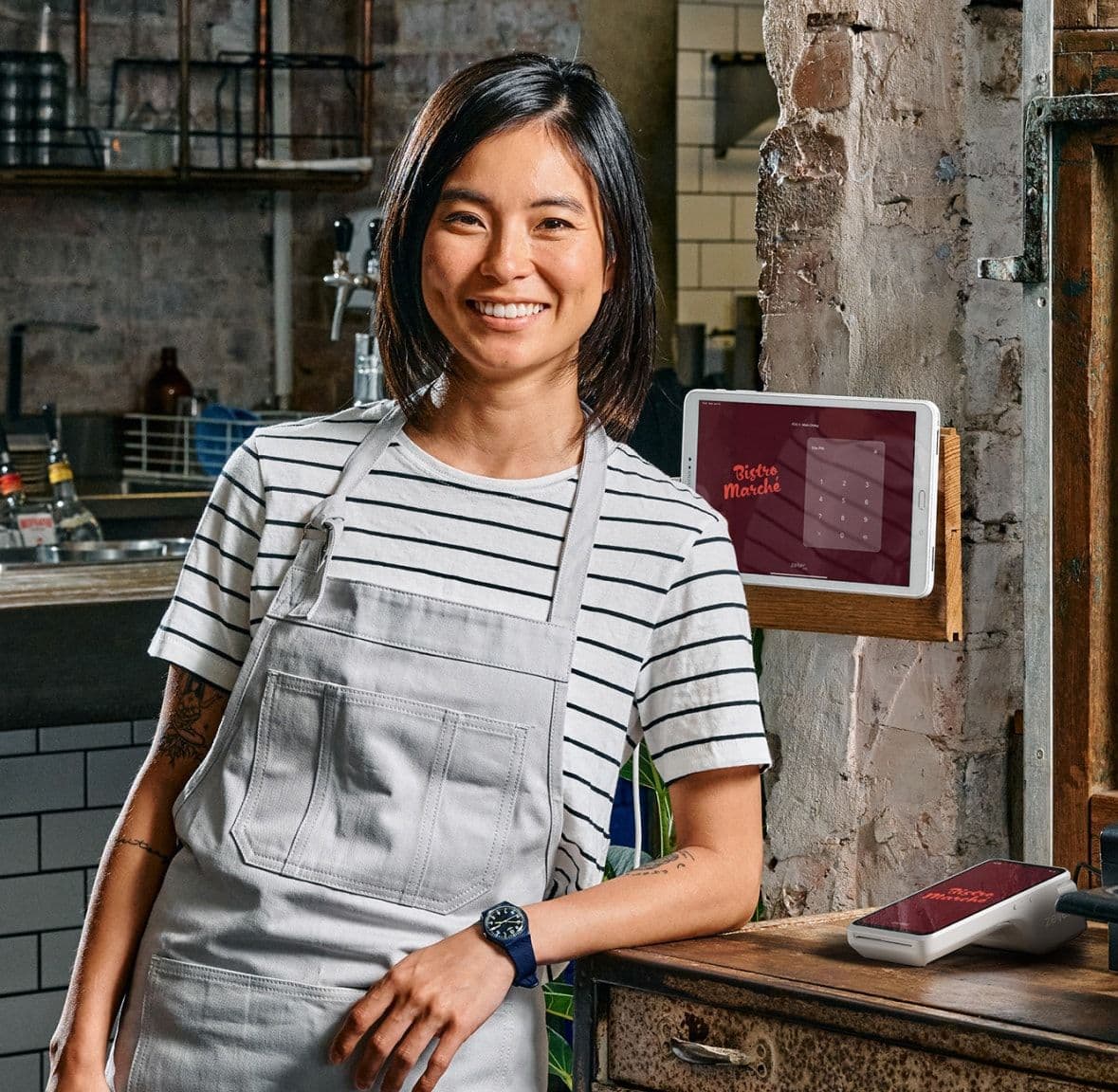 Zeller - Happy restaurant merchant