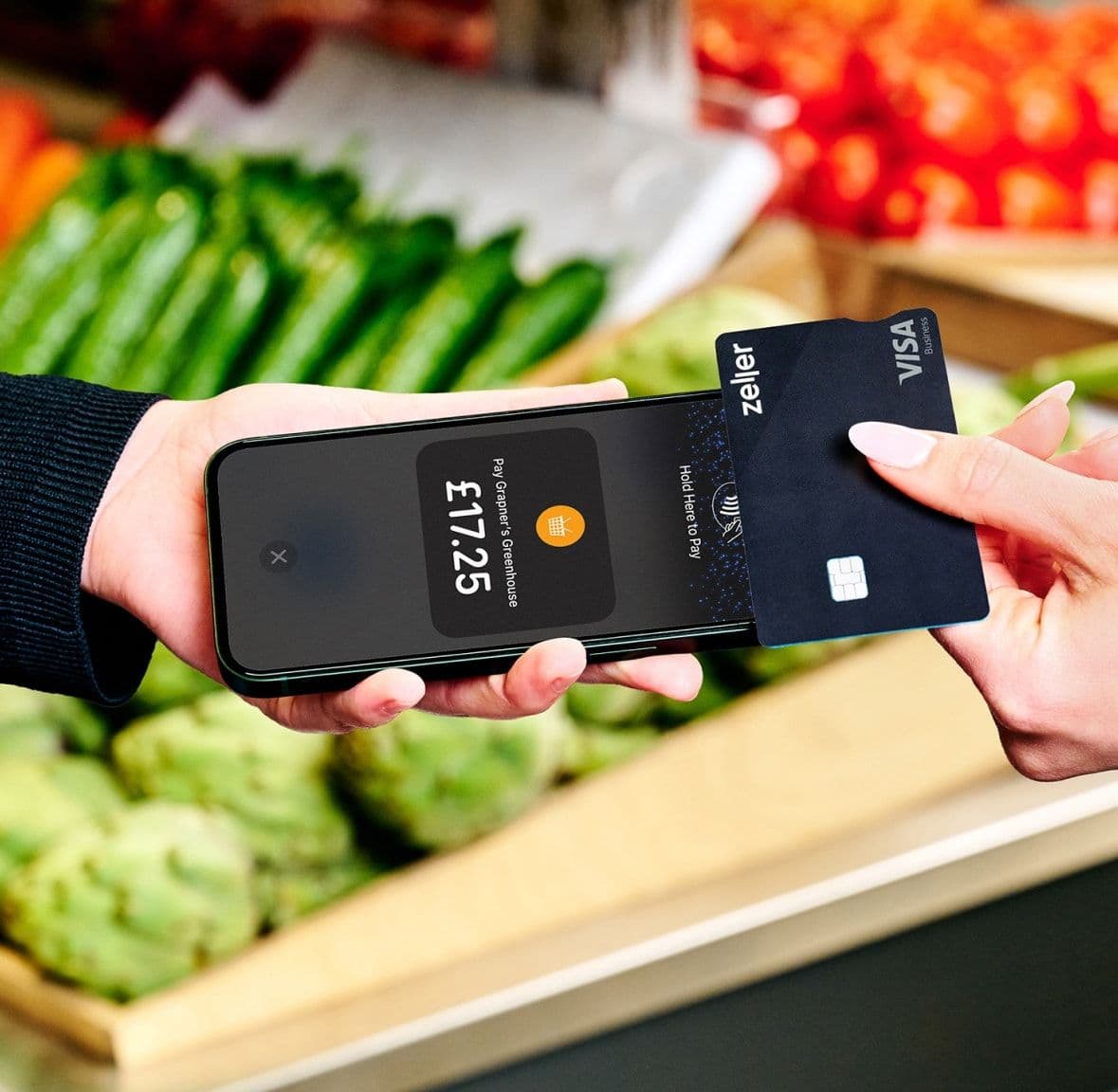 Zeller - Tap to Pay in market