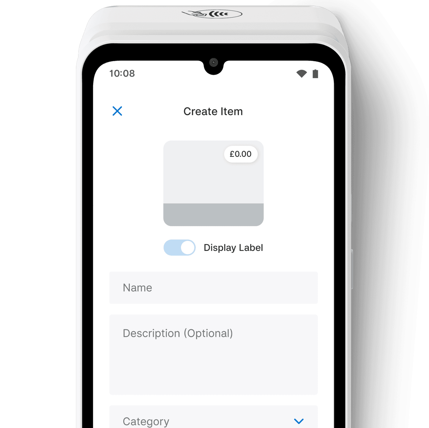 Zeller - Terminal 1x, Create Item