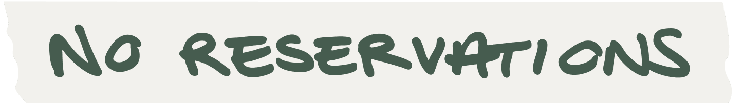 No Reservation Logo