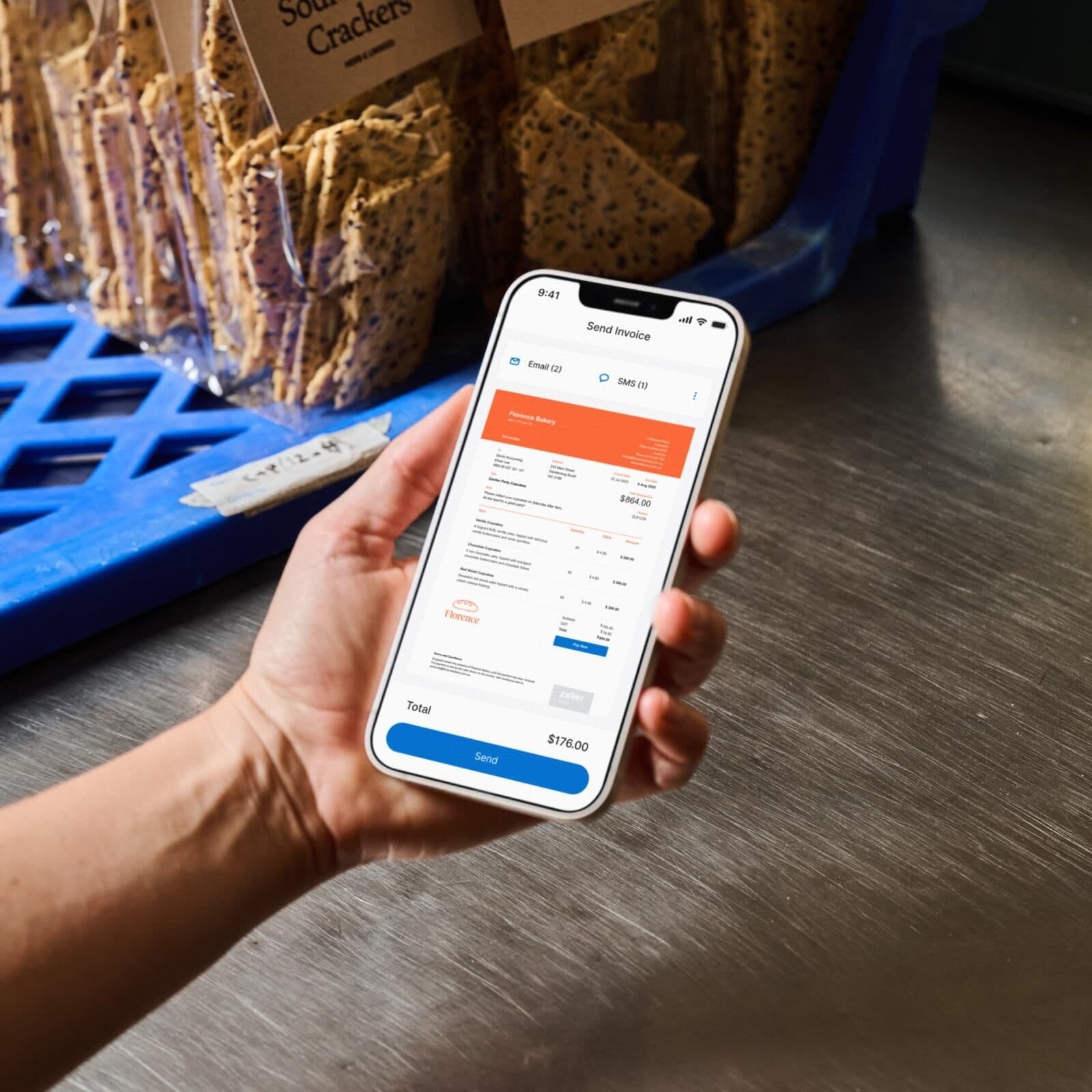 Using Zeller Invoices on smartphone