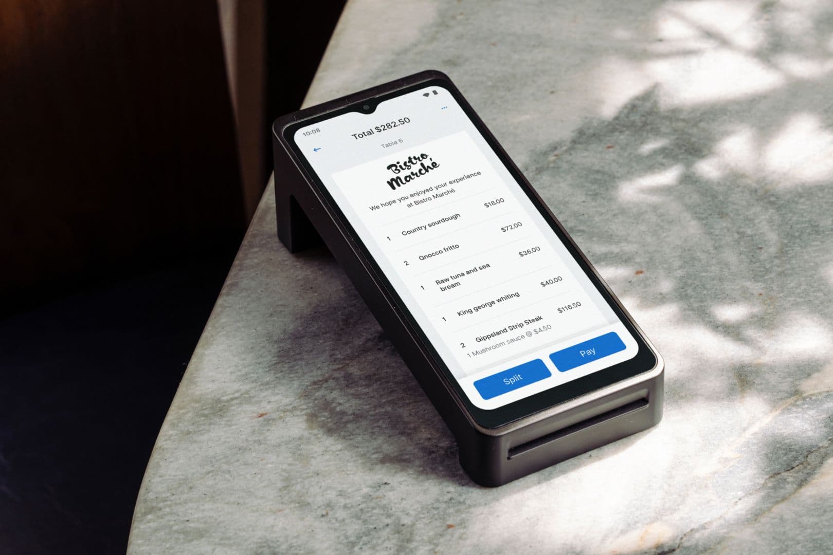 Zeller Bill at Table