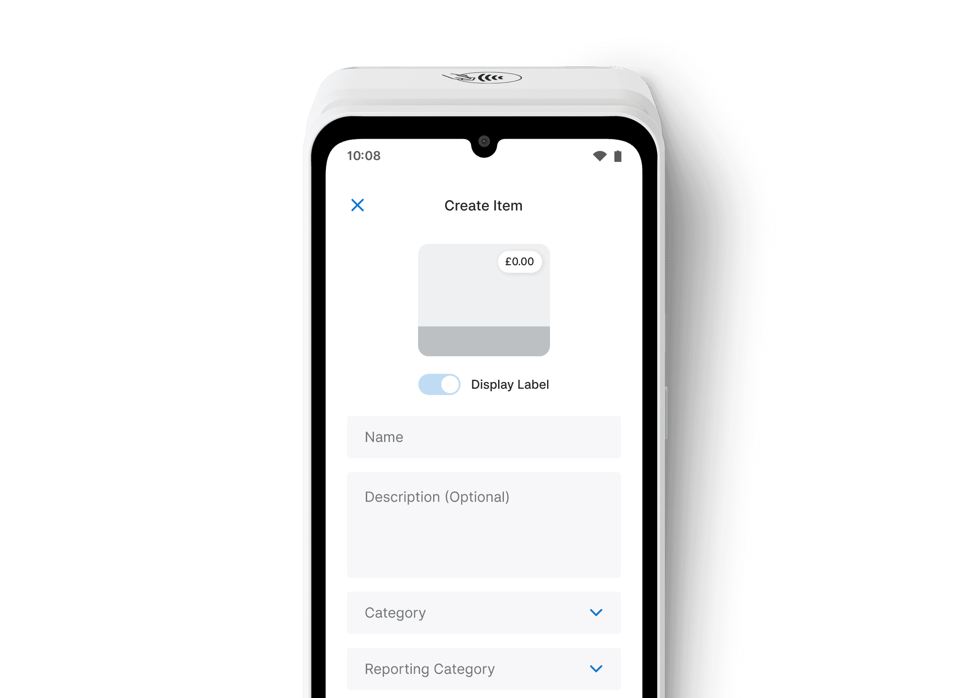 Zeller - Terminal 1x, Create Item