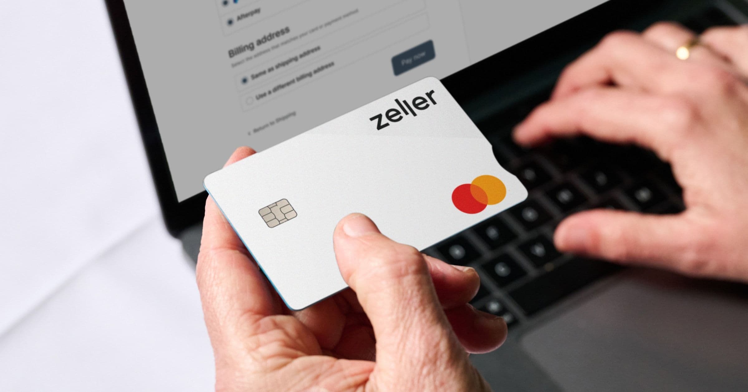 Zeller - Debit Card in white