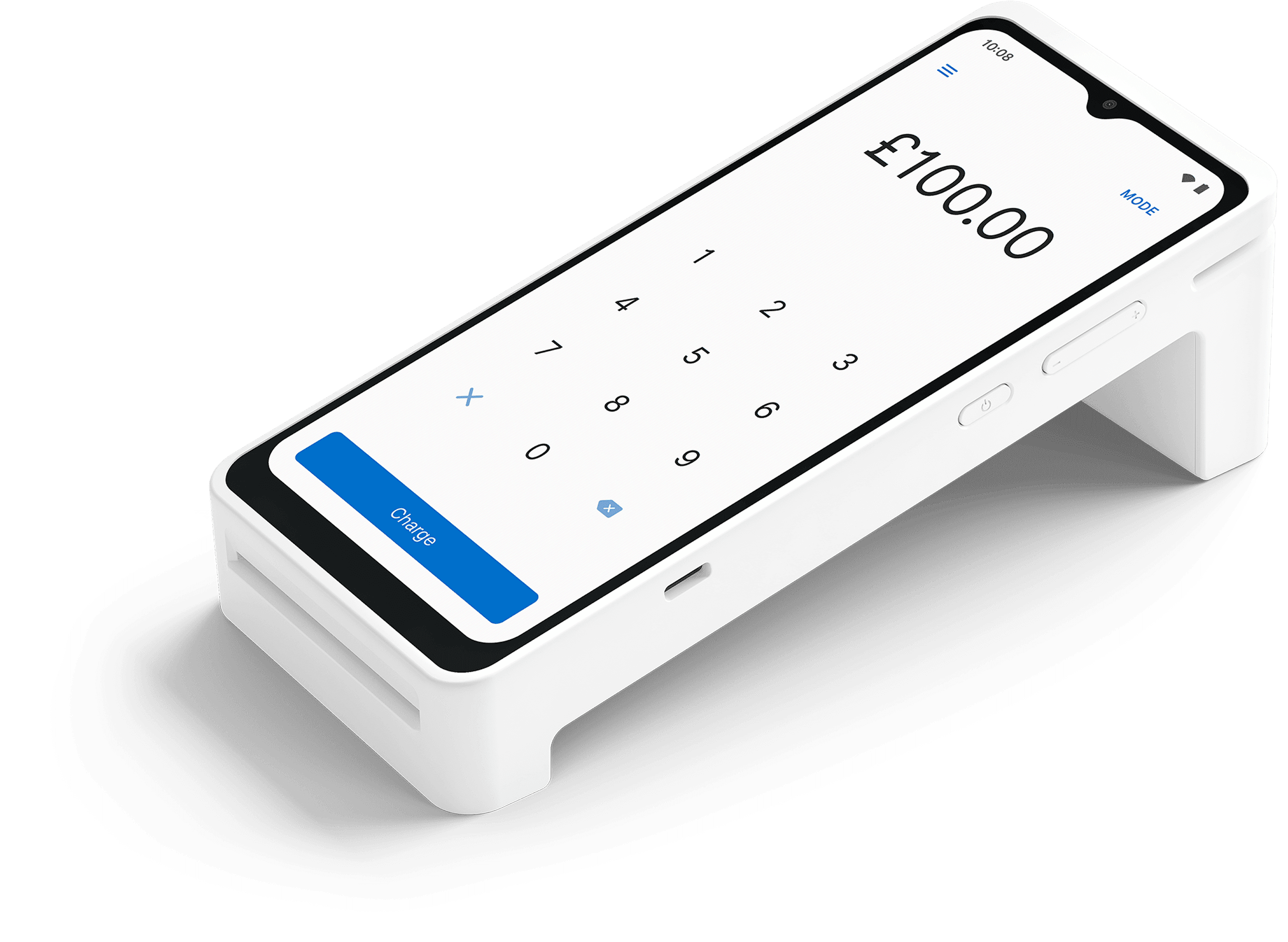 White EFTPOS terminal - Zeller Terminal 2 Pounds