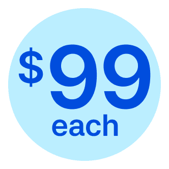 EOFY $99 each sticker