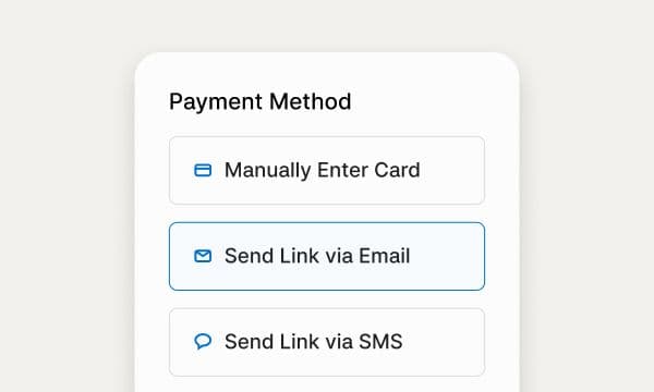 Send payment links via email or SMS - UK