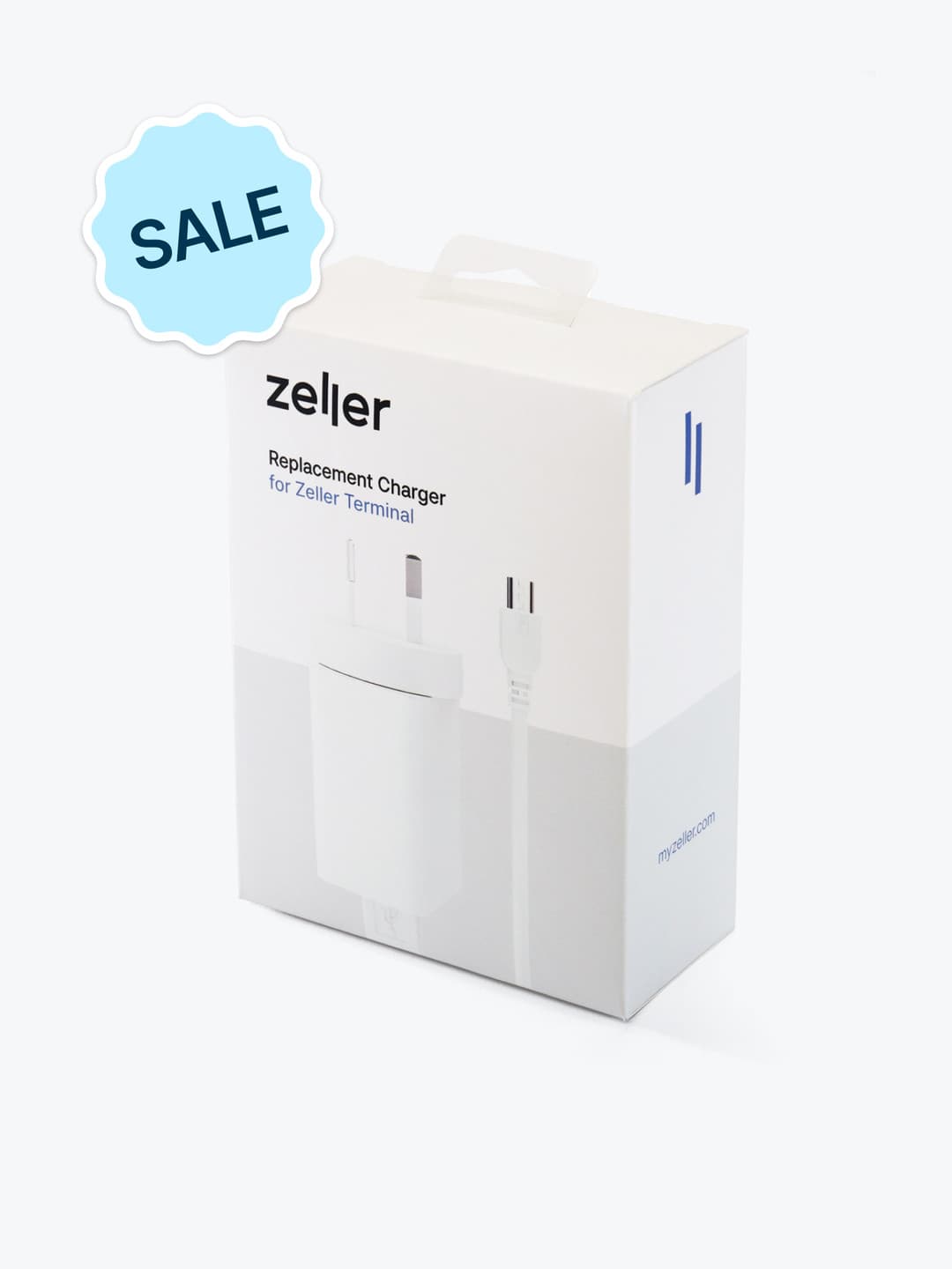 Zeller Replacement Charger for Zeller Terminal in White