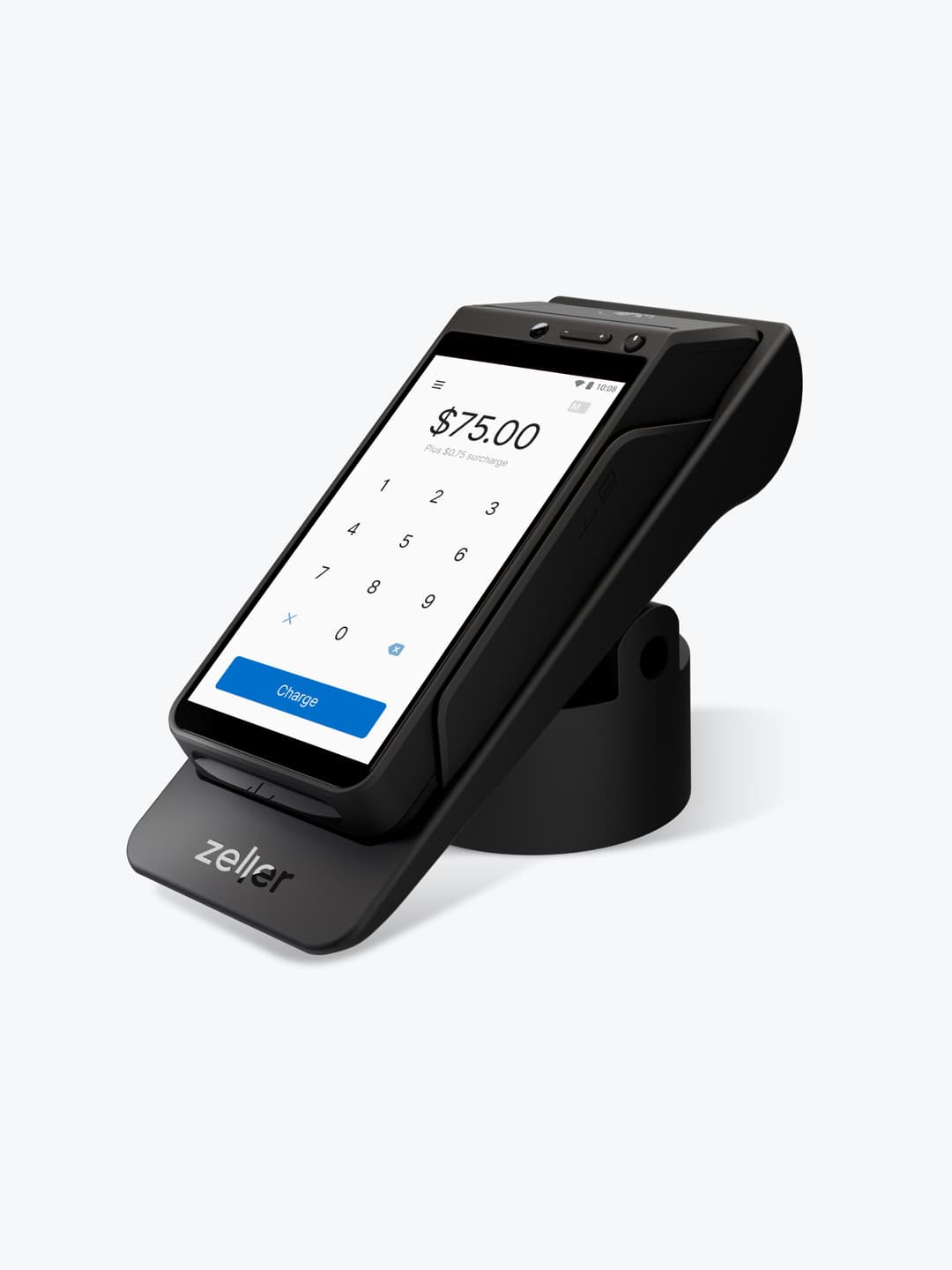 Zeller Powered Stand for Zeller Terminal in Black Low