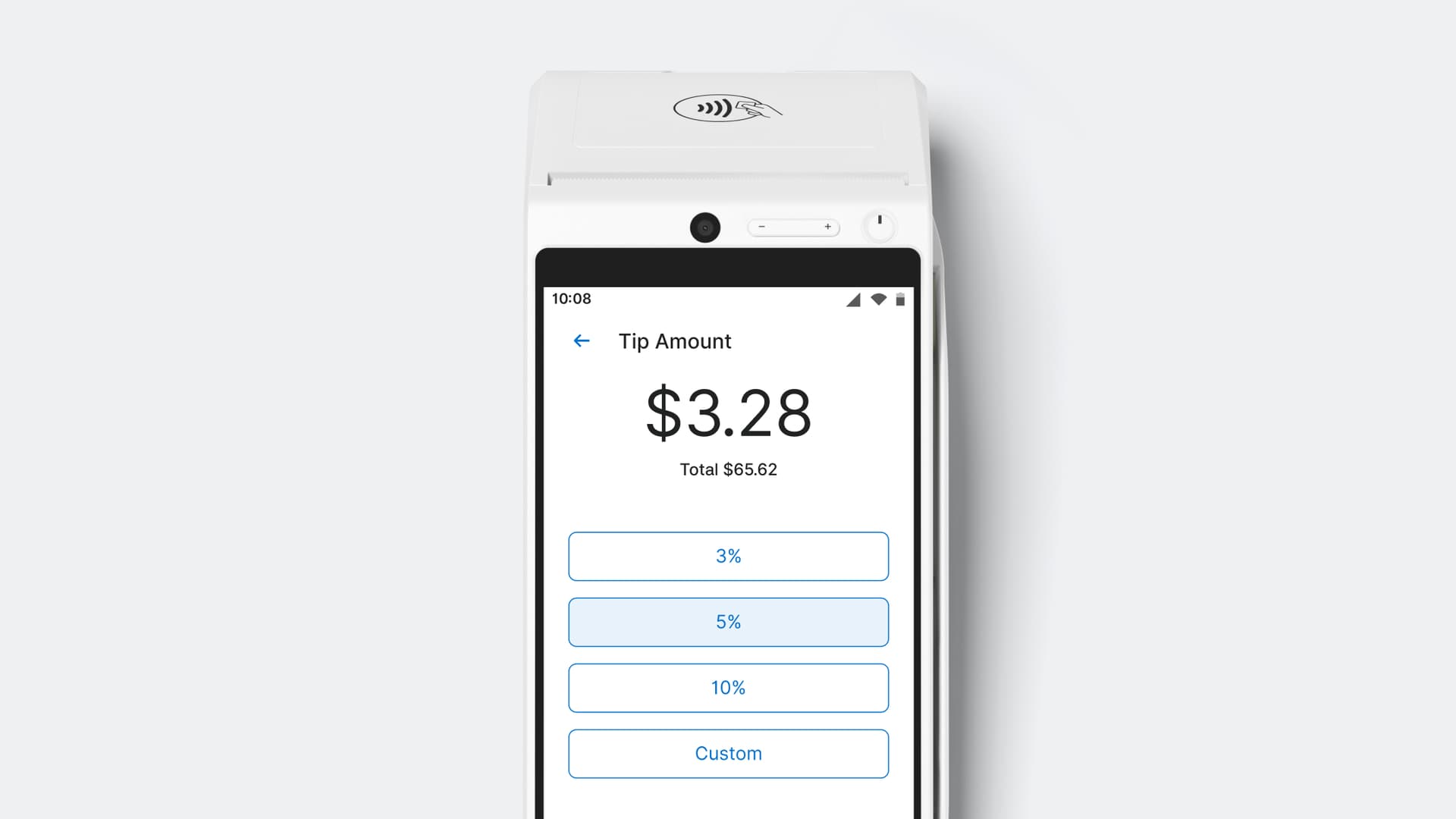 Split Payments on white Zeller Terminal